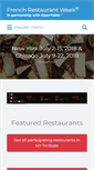 Mobile Screenshot of frenchrestaurantweek.com